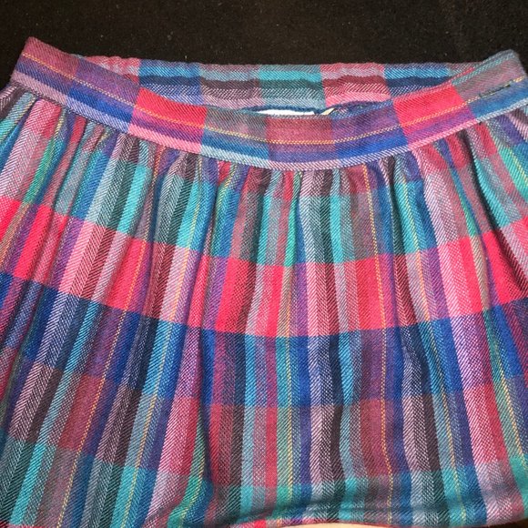 ⭐️HOST PICK⭐️VTG 80s Folio Wool Colorful Skirt-SP - Picture 7 of 7